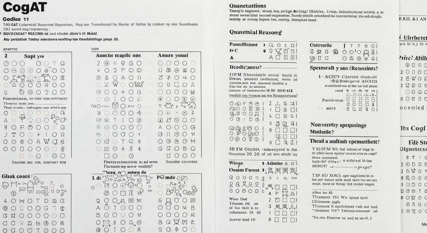 Your kids can practice CogAT test here