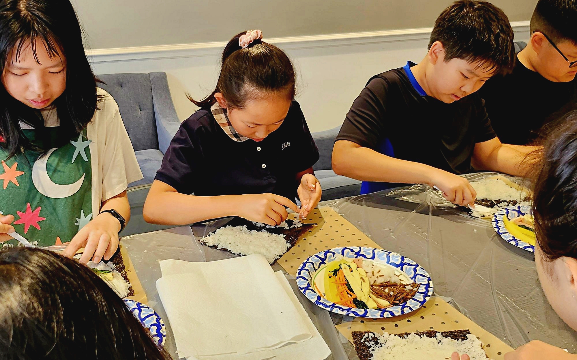 Sushi roll making-cooking class