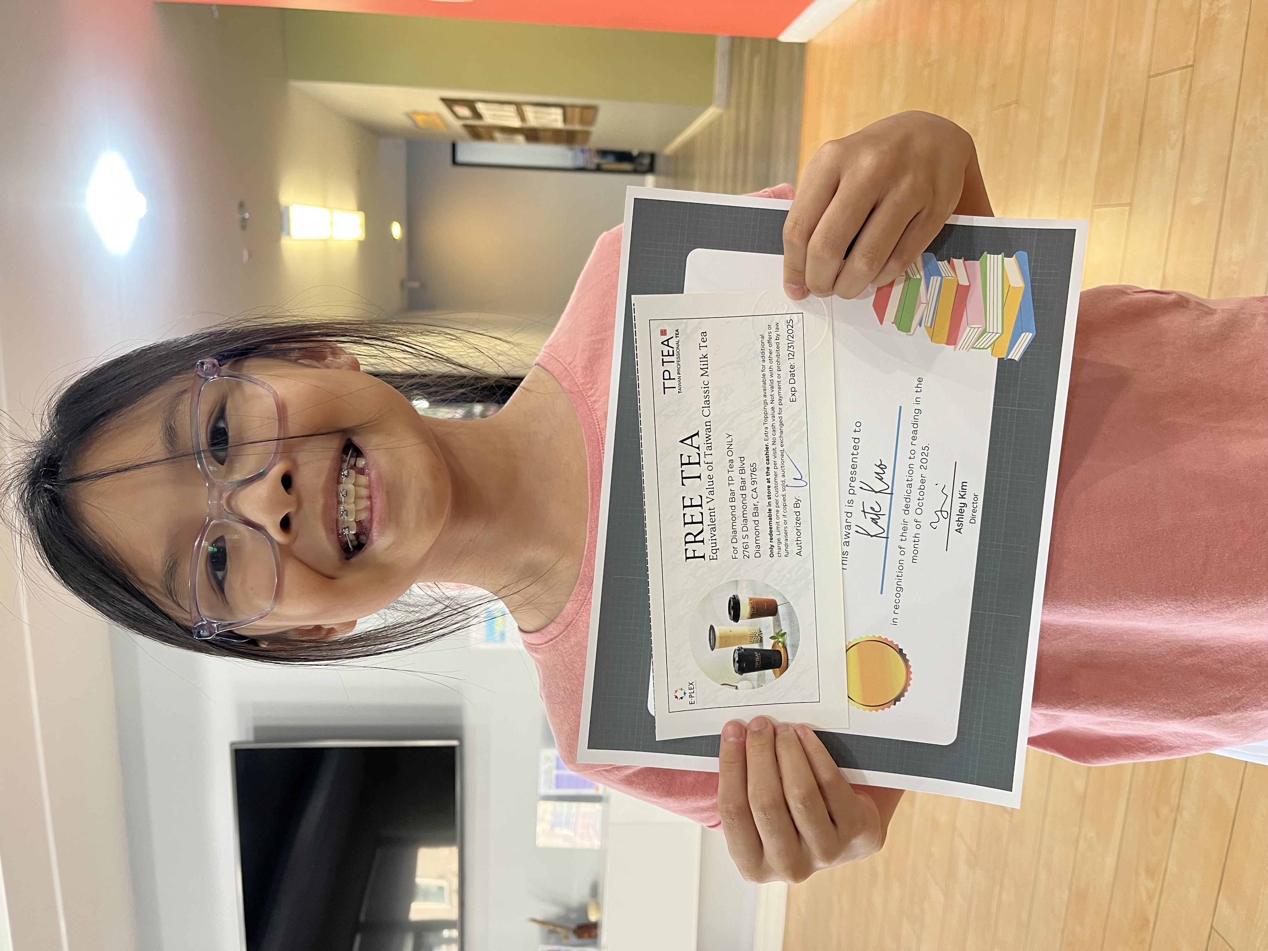 October Reading Winners